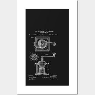 United States Patent - Coffee Mill Hand Grinder 1885 Posters and Art